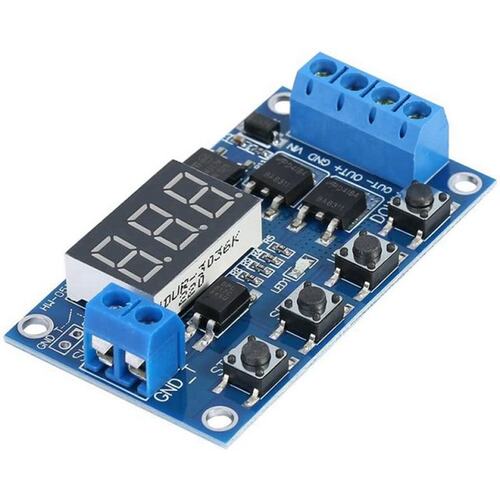 DC 5V-36V Delay Time Module Switch Infinite Loop Digital LED