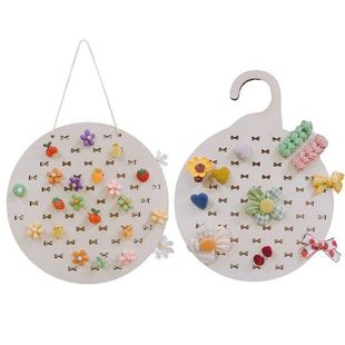 Handmade Hair Accessory Storage Hair Bows Holder Kid Girl