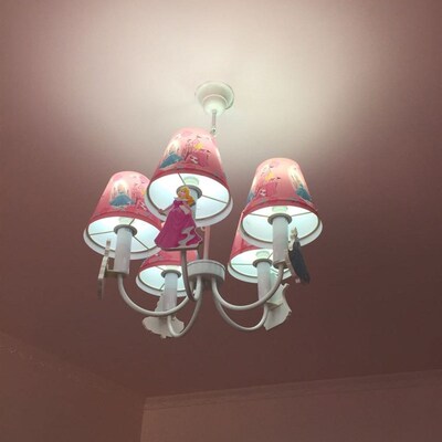 Children toon Bedroom Chandelier Snow White Girl Bedroom Roo