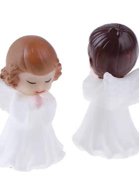 Hot! 2Pcs Angels Figurines Miniature Well Workmanship Odorle