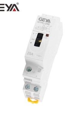GEYA GYHC Modular Contactor 2P 16A 20A 25A 2NO or 2NC 220V