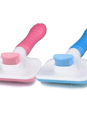 Self Cleaning Slicker Brush for Dog and Cat Removes Undercoa