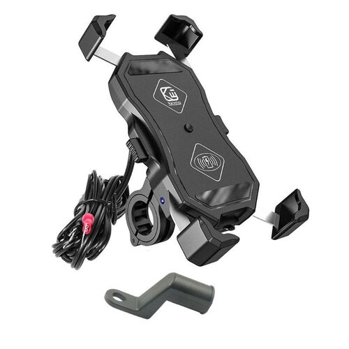 12V Motorcycle QC3.0 SB Qi Wireless Charger Mount Holder Sta