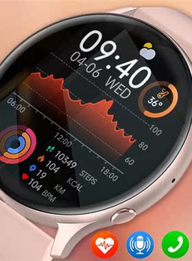 New Body Temperature Smart Watch Women Men HD 360*360 Screen