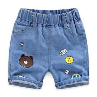 2022 Summer Children Cotton Denim Jeans Shorts For Boys Jean