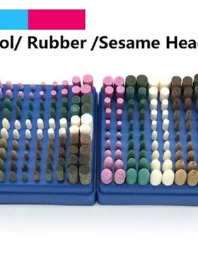 100Pcs Mixed Tip 3mm Shaft Grinding Head Pointed