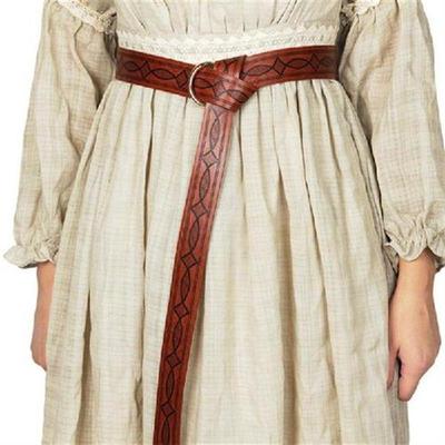 Viking PU Leather Belt Celtic Knot Embossed PU Leather O