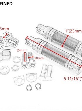 Universal Foot Pegs Motorcycle Modified Footpegs Folding Foo