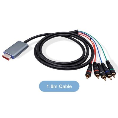 NGC Component Cable for Gamecube 5RCA YPbPr Full Video and S