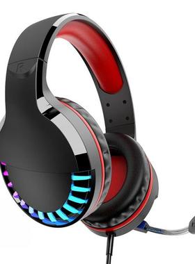 3.5mm Wired LED Gaming Headphone Bass Stereo Over-Ear Earpho