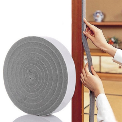 1 Roll 2M Door Window Sealing Strips Sound-Proof Foam Sticky