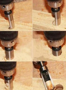 8pc Wood Plug Cutter Tool Drill Bit Set Straight And Tapered