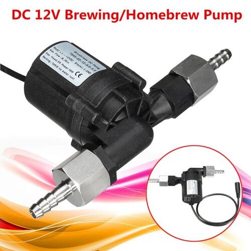 DC 12V Brewing Pump Low Noise Durable Homebrew Beer Circulat