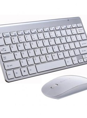 Mini Wireless Keyboard Mouse Set Waterproof 2.4G for Apple M