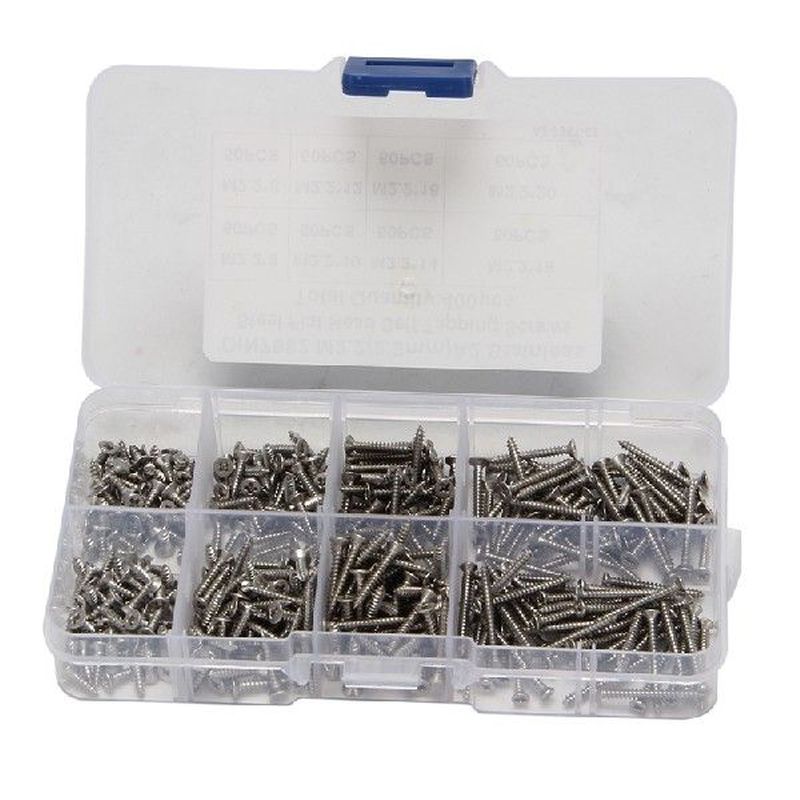 400Pcs Self Tapping Screw 304 Stainless Steel
