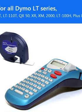 6Pcs LetraTag Refills Label Tapes Label Maker for Dymo 91331