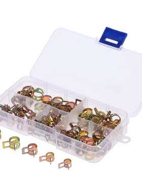 75 Pcs Assortment Set 6/7/8/9/10mm Autos Spring Clip Hose Cl