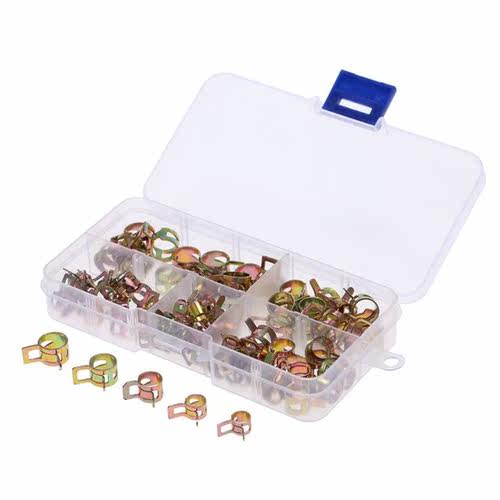 75 Pcs Assortment Set 6/7/8/9/10mm Autos Spring Clip Hose Cl
