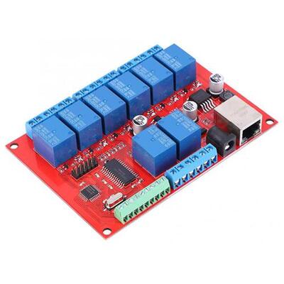 LAN Ethernet Relay Board 8-Channel Network Delay Switch TCP