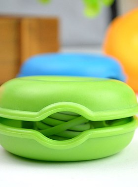 Earphone Cable Organizer Case Turtle Shape Wrap Wire Winder