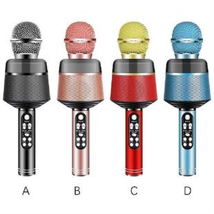 Microphone Bluetooth V5 0 Karaoke Mic Rechargeable LED