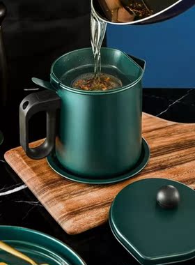 New Oil Jug Kitcken Storage Canister with Lid and 1.7L Stain