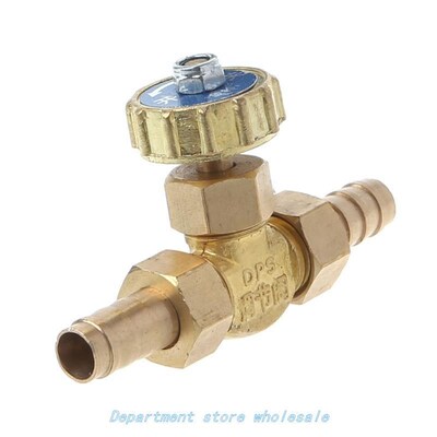 Elbow Brass Needle Valve 10mm Propane Butane Gas Adjuster Ba