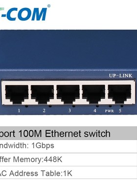 5 Ports 1000M Gigabit Ethernet Switch, 8 Ports 100/1000Mpbs