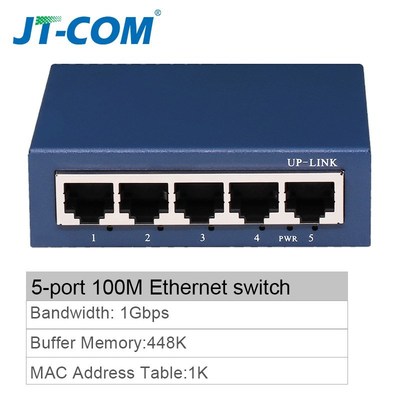 5 Ports 1000M Gigabit Ethernet Switch, 8 Ports 100/1000Mpbs