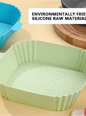 Baking Pan Cake Mold Air Fryer Silicone Kitchen Tray Silica