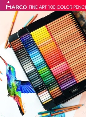 Marco Renoir 100 Colors Professional Oil Color Pencil Fine A