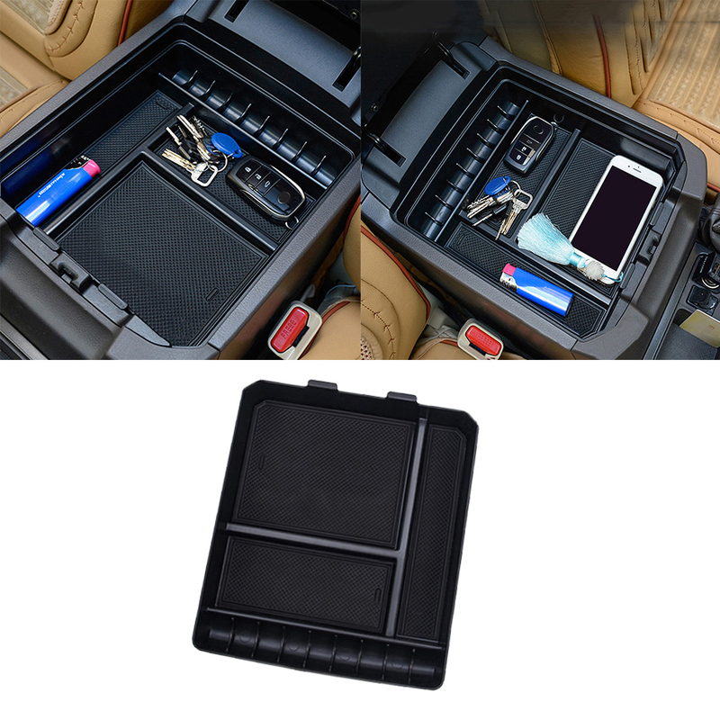 Car Central Armrest Console Storage Box For Toyota Land