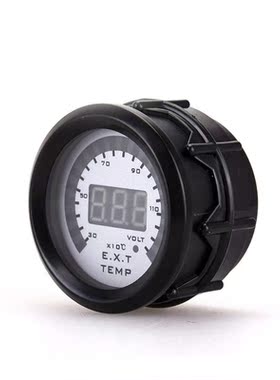 52MM Digital LED EXT Exhaust Gas temp Gauge   Voltmeter Volt