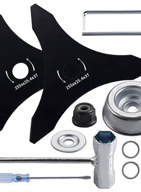 3Teeth Brush Cutter Blade for Various Types of Grass Trimmer