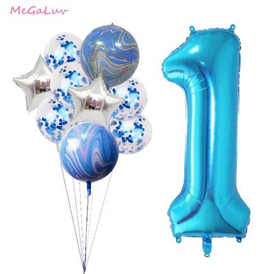 10pcs/lot Glitter Confetti Latex Balloons Wedding Birthday D