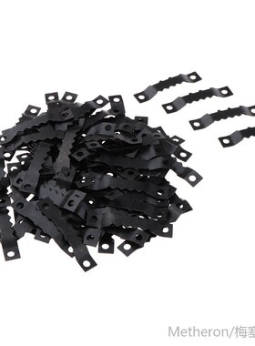100Pcs Metal Photo Frame Hanging Hooks Sawtooth Hangers, Dou