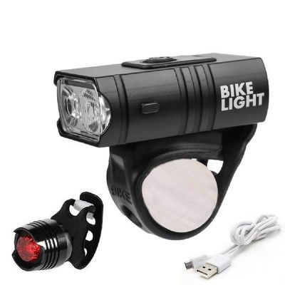 Bicycle Light Suit Double T6 Bike LED USB Rechargeable