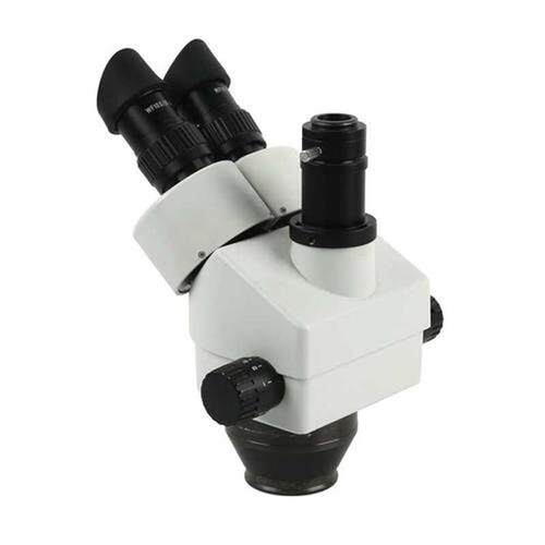 Simul-focal 7X-45X Trinocular Stereo Microscope Industrial P