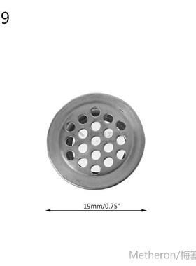 Stainless Steel Air Vent Hole Ventilation Louver Round Shape