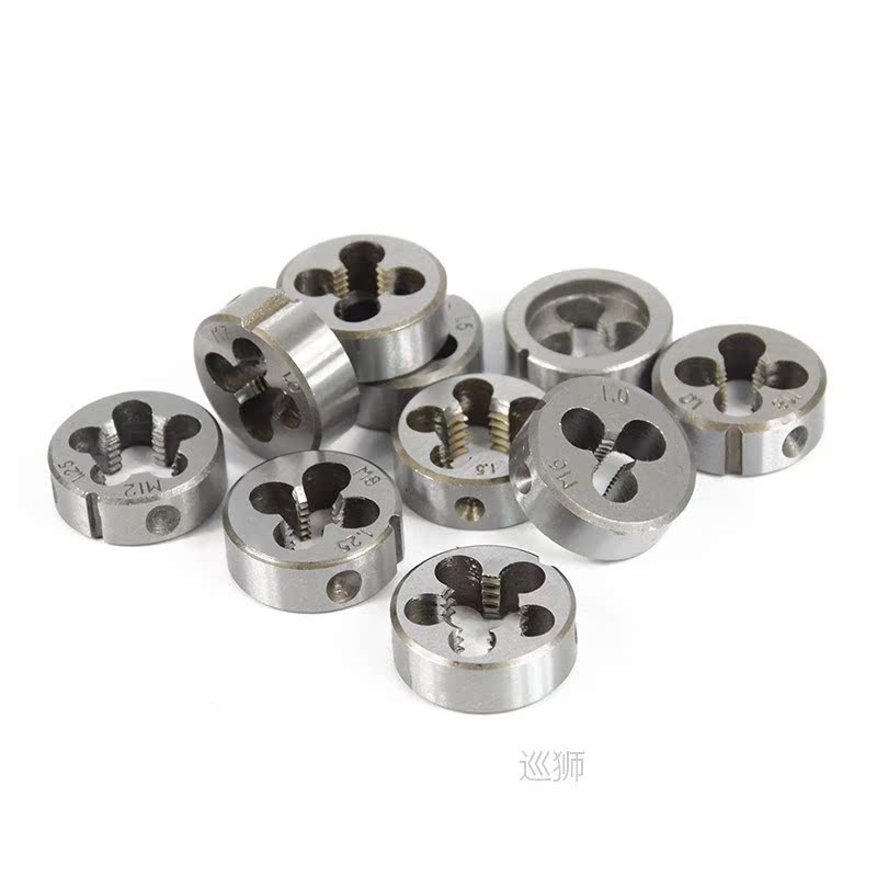 6/8/11pcs Metric Die Wrench Sets Circular Die Kit Screw Thre