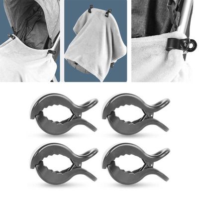 4 Pack Baby Car Seat Accessories Pushchair Toy Clip Pram Str