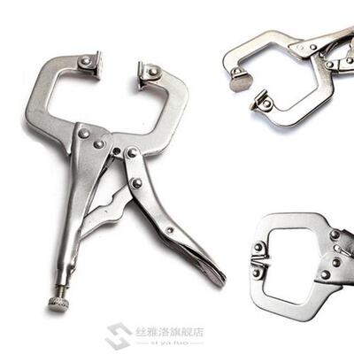 C Clp weld Woodwork Fix Plier Pincer Tong Steel Hand tool