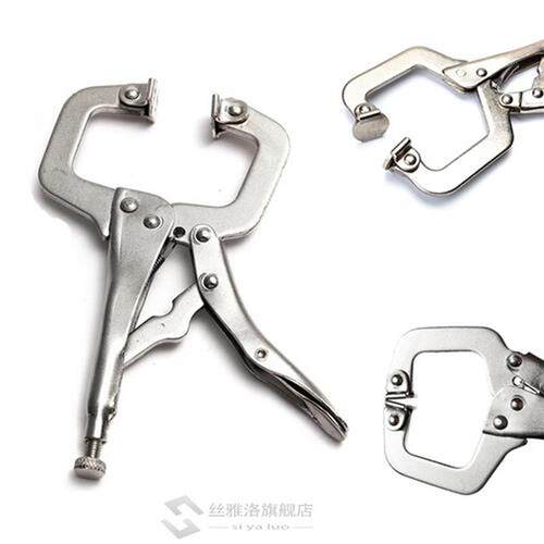 C Clp weld Woodwork Fix Plier Pincer Tong Steel Hand tool