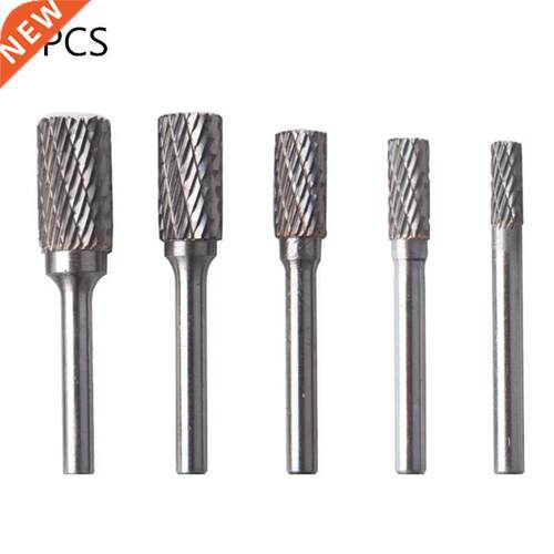 5pcs Tungsten Carbide Steel Rotary Burrs Set Grinding Head R