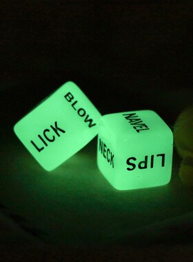 Hot Funny Glow In Dark Love Dice   Couple Lovers  Aid  Party