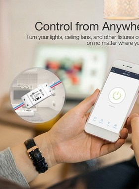 2 Pieces DIY WiFi Smart Light Switch Universal Breaker Timer