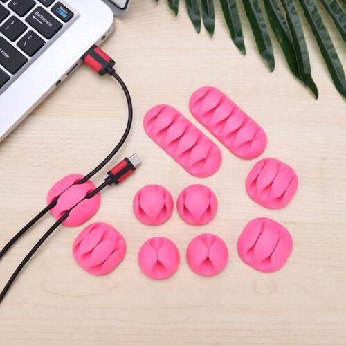 Tidy Management Clips USB Line Winder Portable Cable Organiz