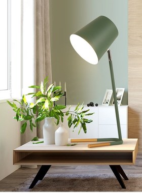 LukLoy Nordic Modern Minimalist Table Lamp Bedroom Bedside L