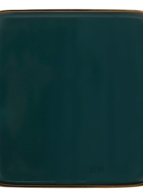 Tableware Green Ceramic Dinner Set Gold Inlay Porcelain Dess