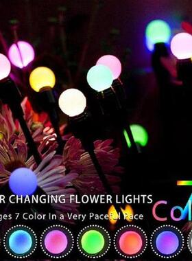 Solar LED Light Firework Firefly Garden Lights Outdoor Lawn